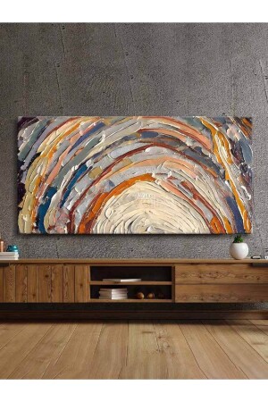 Soyut Gün Batımı Dekoratif Kanvas Tablo - Voov2423 - Voovart