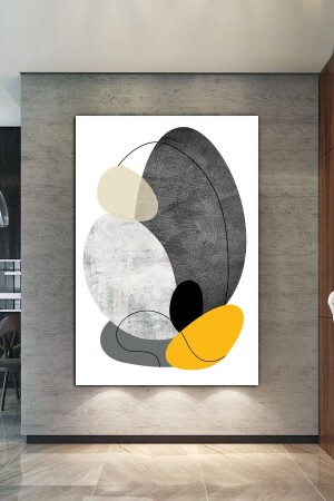 Soyut Sanatsal Dekoratif Kanvas Tablo Ofislere Sanatseverlere Özel Tablo N355A - Nazenin Design