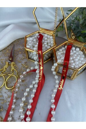 شريط الوعد والالتزام مع اللؤلؤة غير المنتشرة - Rima Tasarım