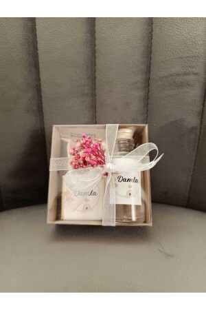 (منز) - تعهّد الخصومة هينا هدية لطفل القهوة - زجاجة (كولونيا) - صندوق الشوكولاتة - Collection