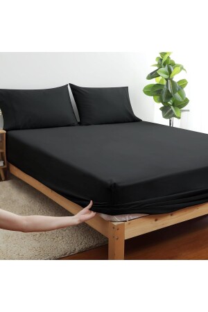 Spannbettlaken-Set und Kissenbezug aus Ranforce-Stoff, Doppelbett – Einzelbett, 100 x 200 - 1