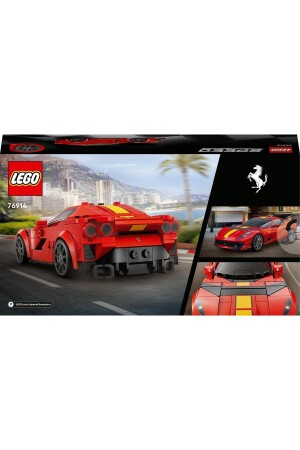 ® Speed ​​​​Champions Ferrari 812 Competizione 76914 – Bauset für Kinder ab 9 Jahren (261 Teile) - 10