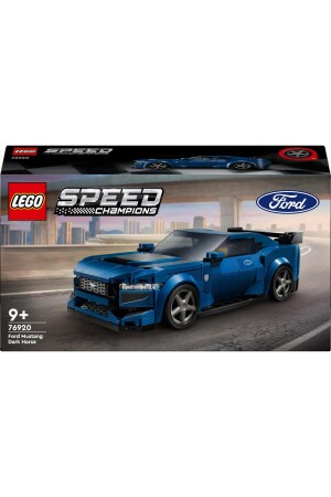 ® Speed ​​​​Champions Ford Mustang Dark Horse Sportwagen 76920 – Bauset für Kinder ab 9 Jahren (344 Teile) - 4