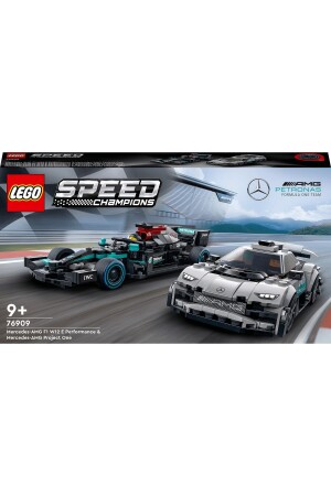 Speed Champions Mercedes-AMG F1 W12 E Performance ve Mercedes-AMG Project One 76909 (564 Parça) MP37715 - 3