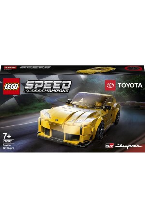 ® Speed Champions Toyota GR Supra 76901 - Yaratıcı Oyuncak Araba Yapım Seti (299 Parça) RS-L-76901 - 3