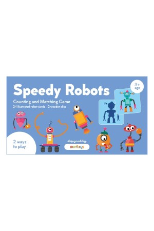 Speedy Robots - Sayma Ve Eşleştirme Oyunu - Moritoys