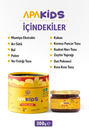 Speziell für Kinder Mumiyo – Kondensierte Bio-Paste mit Gelée Royale – Pollen, 100 % Kräuter-Apakids - 5