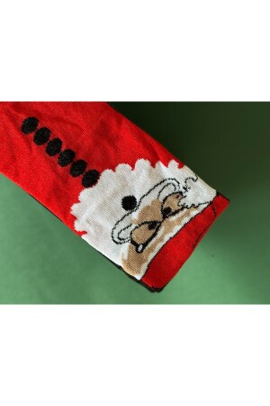 SPEZIELLE 2ER-PACKUNG MIT WEIHNACHTSMANN-GEMUSTERTEN DAMENSOCKEN DER NEUJAHRESSERIE (VERSENDET MIT GESCHENKPAKET) - 7