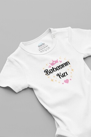 Spezieller Design-Baby-Body für Papas Tochter, speziell für Papa, Baby, Badi Zıbın 5241 - 1