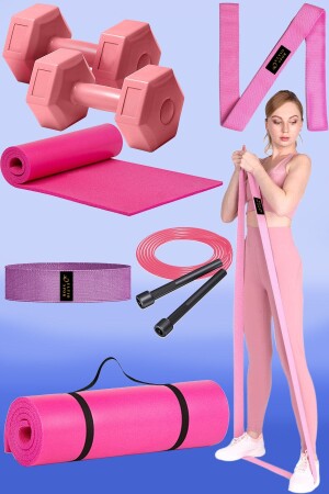 Spezielles Pilates-Set, Gymnastik-Set, Widerstandsband-Set, Yoga-Set, speziell entwickeltes Sport-Set für alle Übungen - 1