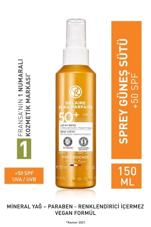 Spf 50 Güneş Koruyucu Vücut Spreyi-solaire Peau Parfaite-150 ml 69393 - Yves Rocher