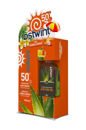 Spf 50- Güneş Kremi 100 Ml E Vitaminli - Aloe Vera Jel 100 Ml - 2