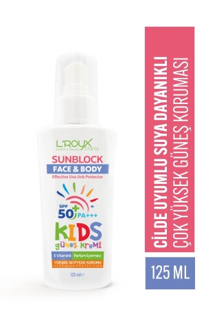 Spf 50- Koruma Ve Bakım Çocuk Güneş Kremi 125 Ml Yüksek Güneş Koruyucu 8431 - 2