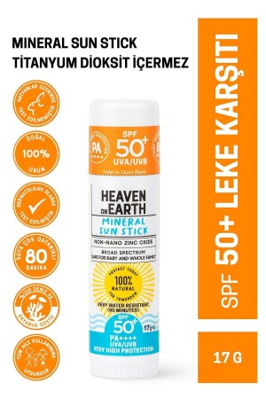 Spf 50 Leke Karşıtı %100 Doğal Organik Mineral Güneş Stick Nemlendirici Uva Uvb Çok Yüksek Koruma HonE8683148624158 - 3