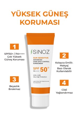 Spf 50 Leke Karşıtı Aydınlatıcı Etkili Yüksek Koruyucu Niacinamide Içeren Yüz Güneş Kremi 50 ml - 4