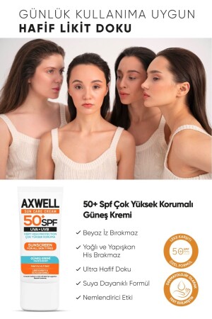 Spf 50- Leke Karşıtı Nemlendirici Yüksek Koruma Güneş Kremi 50 ml - 5