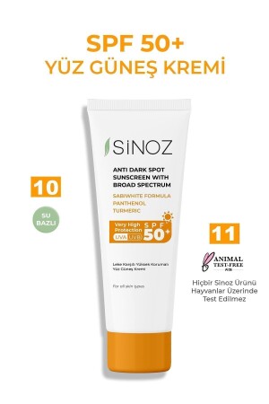 Spf 50 Leke Karşıtı Yüksek Koruyucu Yüz Güneş Kremi 50 ml Normal Ve Kuru Ciltler Için - 6