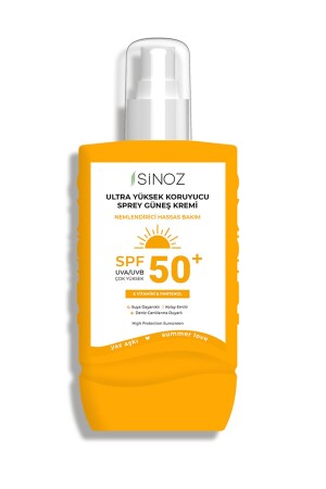 Spf 50 Ultra Yüksek Koruyucu Vücut Güneş Kremi Sprey 200 ml - Nemlendirici Hassas Bakım - 4