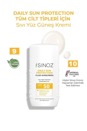 Spf50 Günlük Kullanım Sıvı Yüz Güneş Kremi - Yeni Nesil Güneş Filtreleri Ile Hibrit Formül 50ml - 5