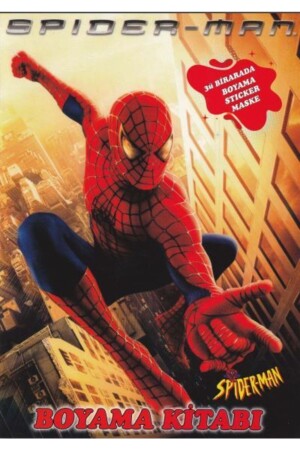 Spiderman 3-in-1-Aktivitätsbuch, Malbuch + Maske + Aufkleber - 2