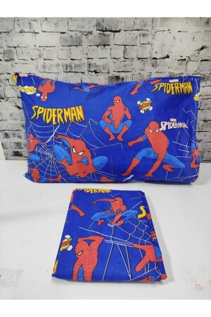 Spiderman-Baumwollstoff-Einzelbettbezug-Set Spiderman (ohne Laken) Spider-Bettbezug-Set - 6