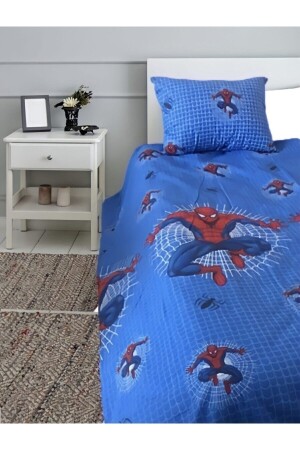 Spiderman Bettbezug-Set (elastisches Laken 100 x 200) Variantlispider - 5