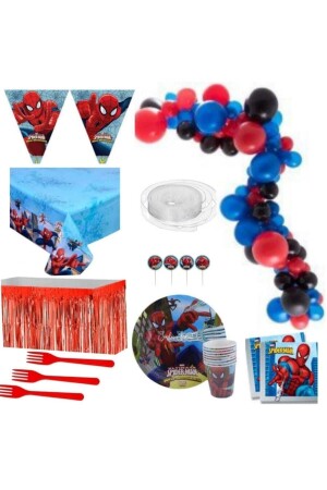 Spiderman Luxus-Geburtstagsset Spider0101 - 2