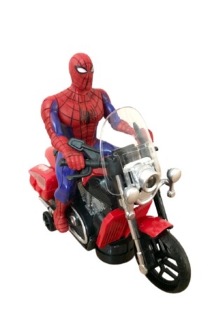 Spiderman Pilli Işıklı Motorlu Örümcek Adam 3189B - 4