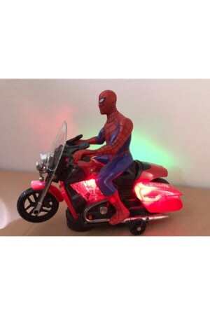 Spiderman Pilli Işıklı Motorlu Örümcek Adam 3189B - 1
