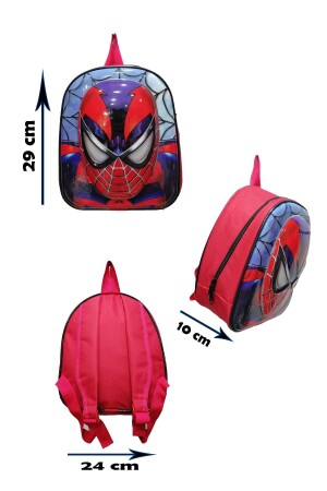 Spiderman-Rucksack mit 5D-Prägung für Kindergarten, Kindergarten und Alltag - 5