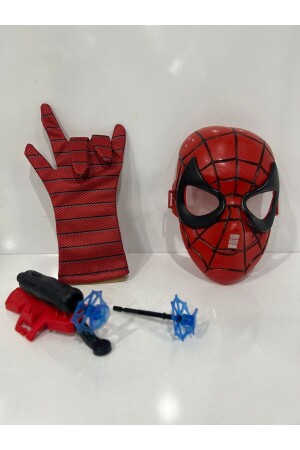 Spiderman Web-Shooting Spider-Man Maske + Handschuhe Geschenkspielzeug - 4