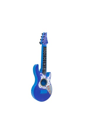 Spielzeug-Rockgitarre, Metallsaite, 45 cm, Blau - 3