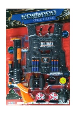 Spielzeug-Schwamm-Schießgewehr-Set, Stahlweste, Kommando-Set - Ayt Ticaret