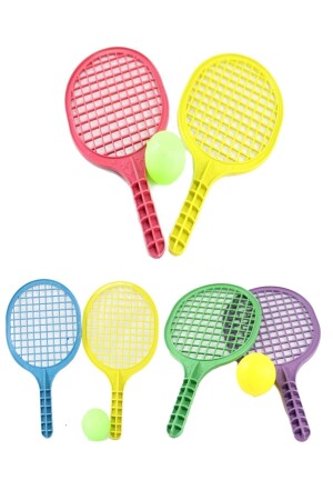 Spielzeug-Set mit 10 Plastikschlägern, Zeugnis, Geschenk, Vorschulgeschenk, 16 cm Mini-Tennisschläger, HYD-8945828-5358 - 3