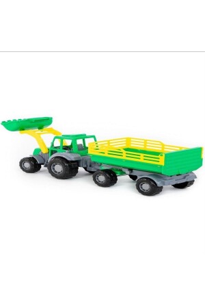 Spielzeug-Traktorfahrzeug „Master“ mit Sattelauflieger und Schaufel POLESIE35288 - 1