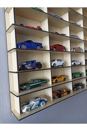 Spielzeugautoständer 50er Jahre 1/64 (geeignet für Hotwheels und Matcbox-Autos) - 5