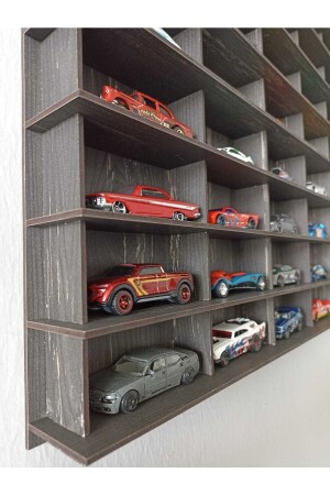 Spielzeugautoständer 50er Jahre Vintage Schwarz (geeignet für Hotwheels und Matcbox Cars) 170707 - 3