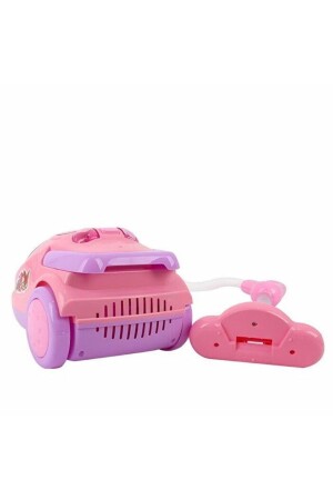 Spielzeugbatteriebetriebene niedliche Staubsaugermaschine mit Soundeffekten Pink 8682858233544 - 2