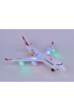 Spielzeugflugzeug Thy Airbus A380 30 cm leichtes, akustisches und bewegliches batteriebetriebenes Spielzeug PRA-1523308-3249 - 1