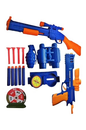 Spielzeugpistolen-Set Nerf Shooting Sponge Gun Gewehr Fernglas - 1