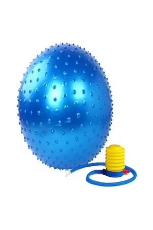 Spiky Yoga Pilates Aerobic Gymnastikball (65 cm blau) - 3