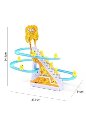 Spin Around Duck-Spiel: Baby Duck geht mit Lichtern und Musik die Treppe hinauf und die Rutsche hinunter - 3