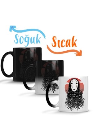 Spirited Away No Face Miyazaki Magic Mug Cup Porzellan SK1180 - Baskı Dükkanı