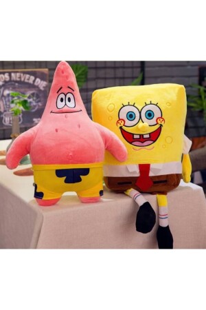 SpongeBob Schwammkopf und Patrick Doppelset aus Plüsch-Spongebob - 5