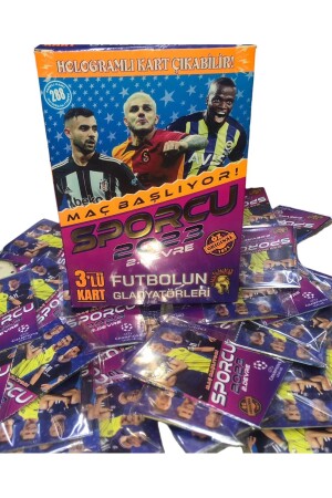 Sportler 2. Circuit Gladiators of Football 2023 3 Karten Neue Serie und neues Design 1 Box ATHLETE MIT HELEGRAM 1 Box - 2