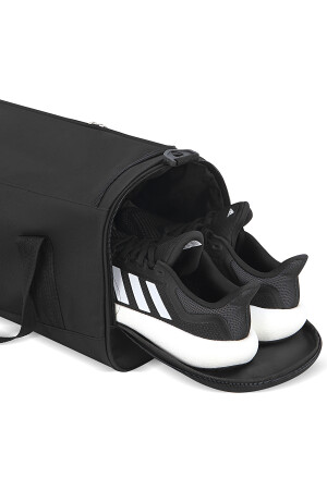 Sporttasche, schwarze Farbe, Unisex-Tasche - 4