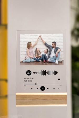 Spotify Plexi Record, personalisiertes Geschenk mit Barcode - 1