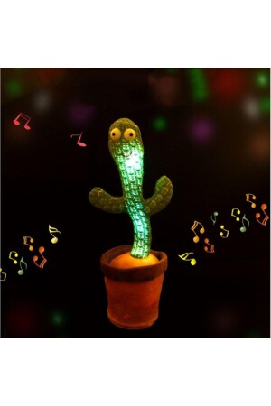 Sprechendes, tanzendes, musikalisches und Licht imitierendes Blumentopf-Kaktus-Plüschtier BV5444100406 - 3