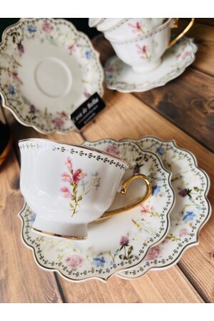 SPRING LUXUS-TEETASSE AUS PORZELLAN FÜR 6 PERSONEN - 1