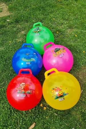 Springendes Känguru, springender Tellerball, Kindertellerball, 100 cm Durchmesser, 40 cm hoch, gemischte Farben werden versendet - 7